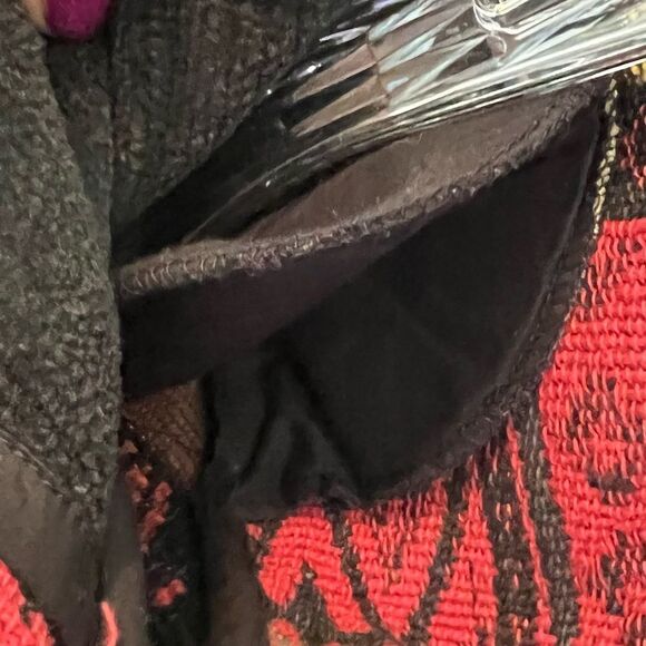 Vintage New Identity Southwest Cropped Gaucho Tapestry Blanket Jacket - Picture 6 of 10